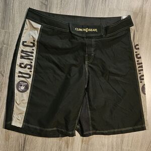 Black and Tan USMC Men's MMA Shorts